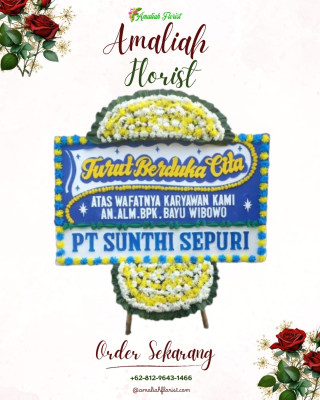 Papan Bunga Duka di Wonodri