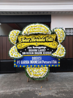 Papan Bunga Duka di Wonodri