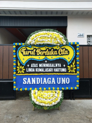 Papan Bunga Duka di Wonodri