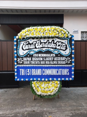 Papan Bunga Duka di Wonodri